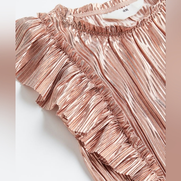 H&M 2-piece Shimmery Set Top and bottom Size 3T Toddler - Picture 3 of 11